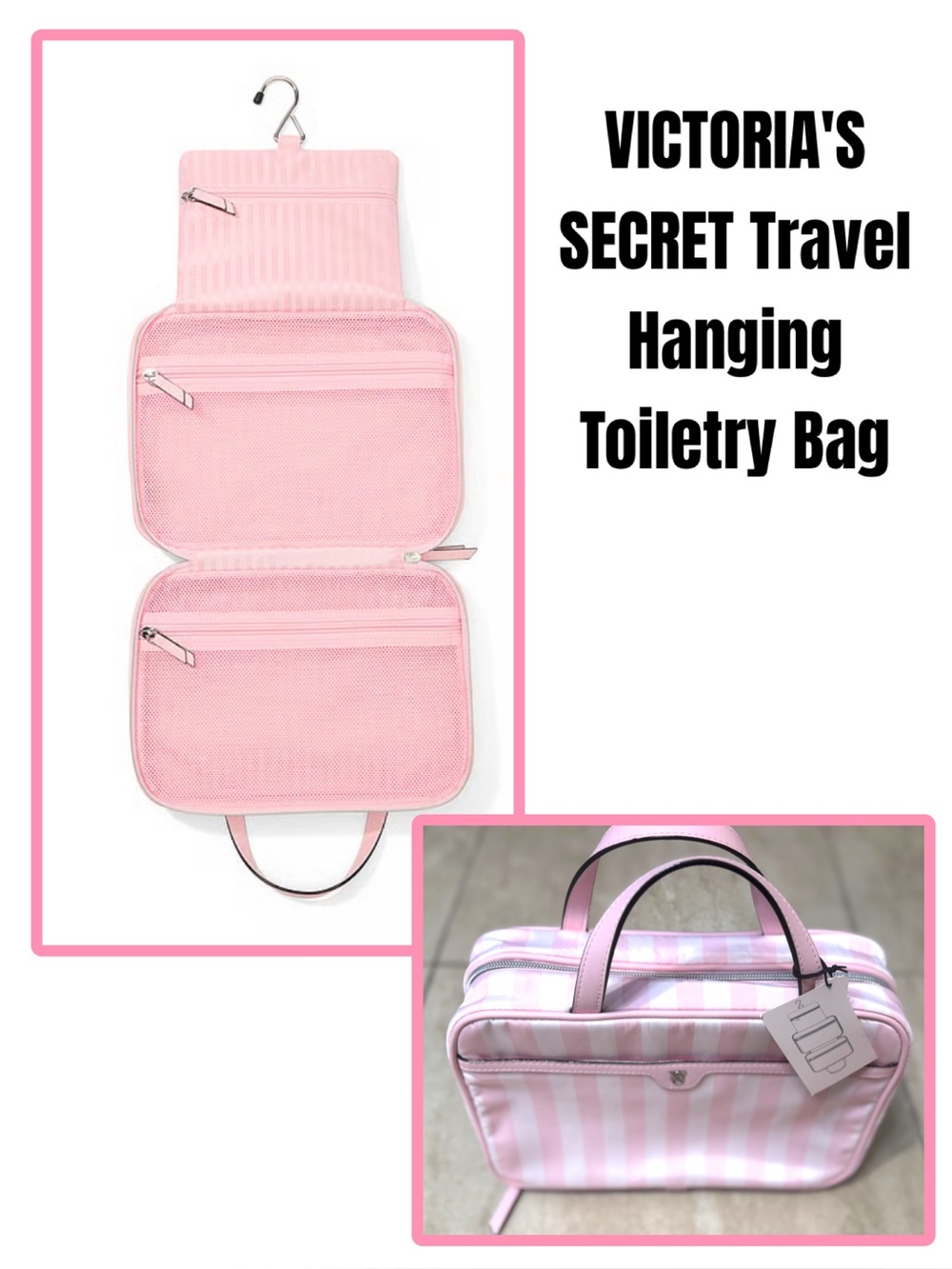VICTORIA'S SECRET Travel Hanging Toiletry Bag